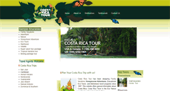 Desktop Screenshot of costaricatour.com